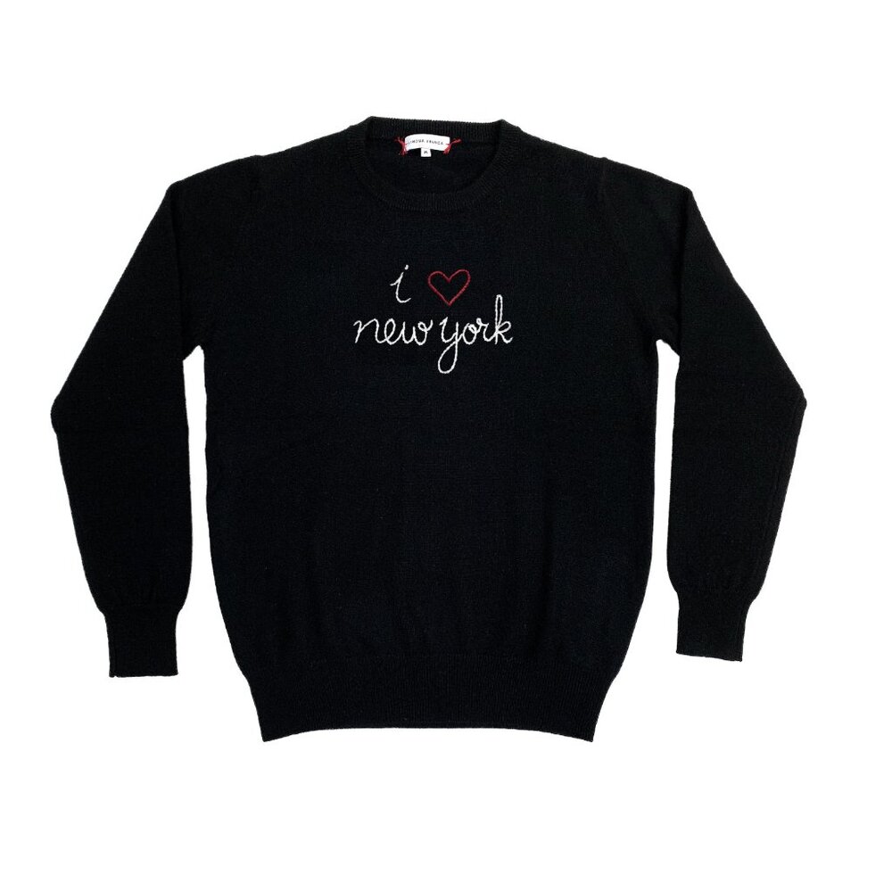 Lingua Franca "I heart new york" Crewneck S - Picture 1 of 14